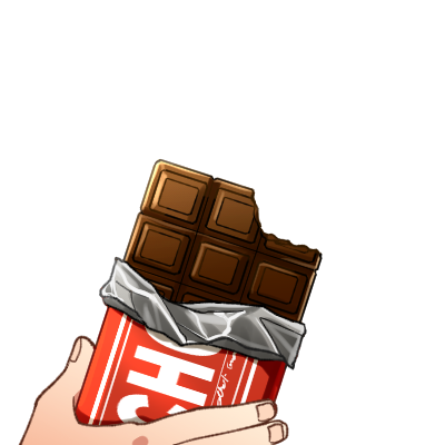 Icondecotter 食べかけのチョコ あなたのtwitterアイコンをデコレーション アイコンデコッター