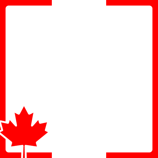 Icondecotter カナダ風国旗フレーム あなたのtwitterアイコンをデコレーション アイコンデコッター